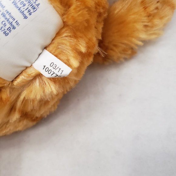 Build A Bear Orange Tabby Cat Kitty Plush Animal - Picture 5 of 9